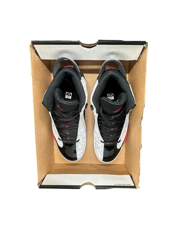 ⭐Rare Nike Air Jordan Dub Zero Men\'s Shoes 9.5 Fire Black Red Sneaker 311046-162 main image 4